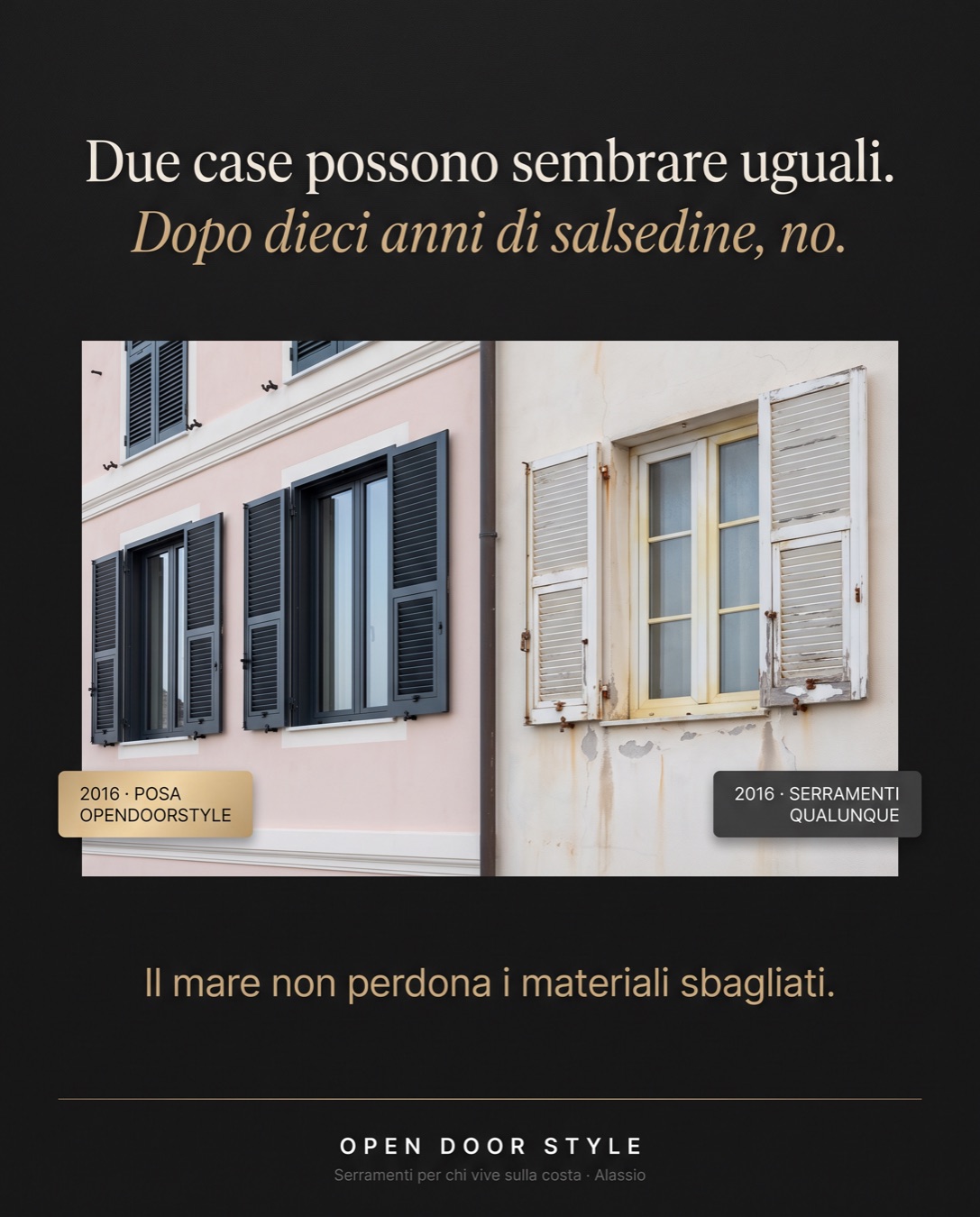 Creatività Opendoorstyle dedicata a serramenti e finestre